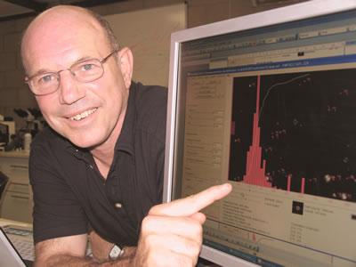 NanoSight’s founder and CTO, Dr Bob Carr 
